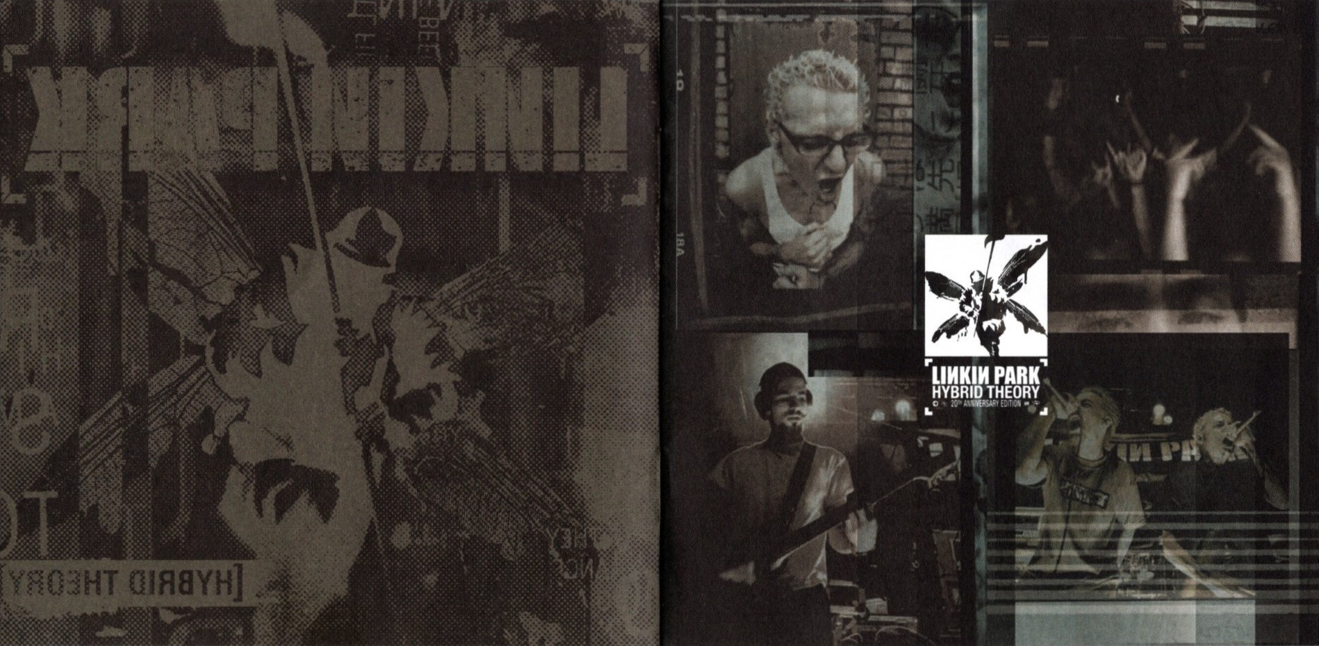 hybrid theory by linkin park booklet pages 1 and 2